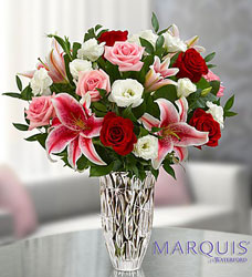 Marquis by Waterford Rose and Lily Flower Power, Florist Davenport FL